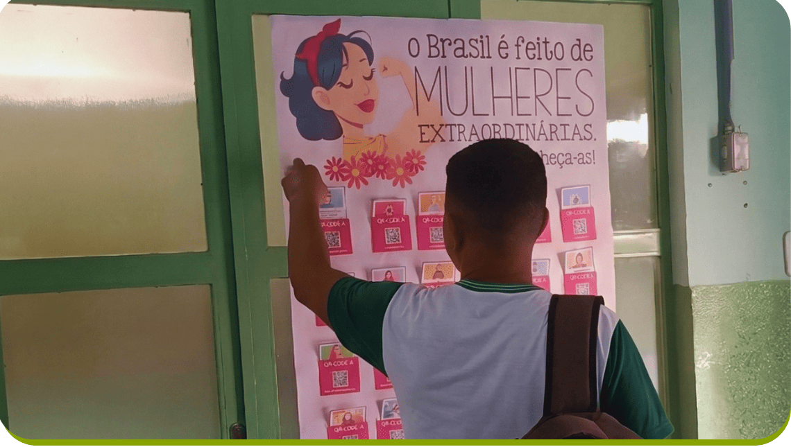 Escola Fucam mobiliza estudantes no combate à violência contra a mulher